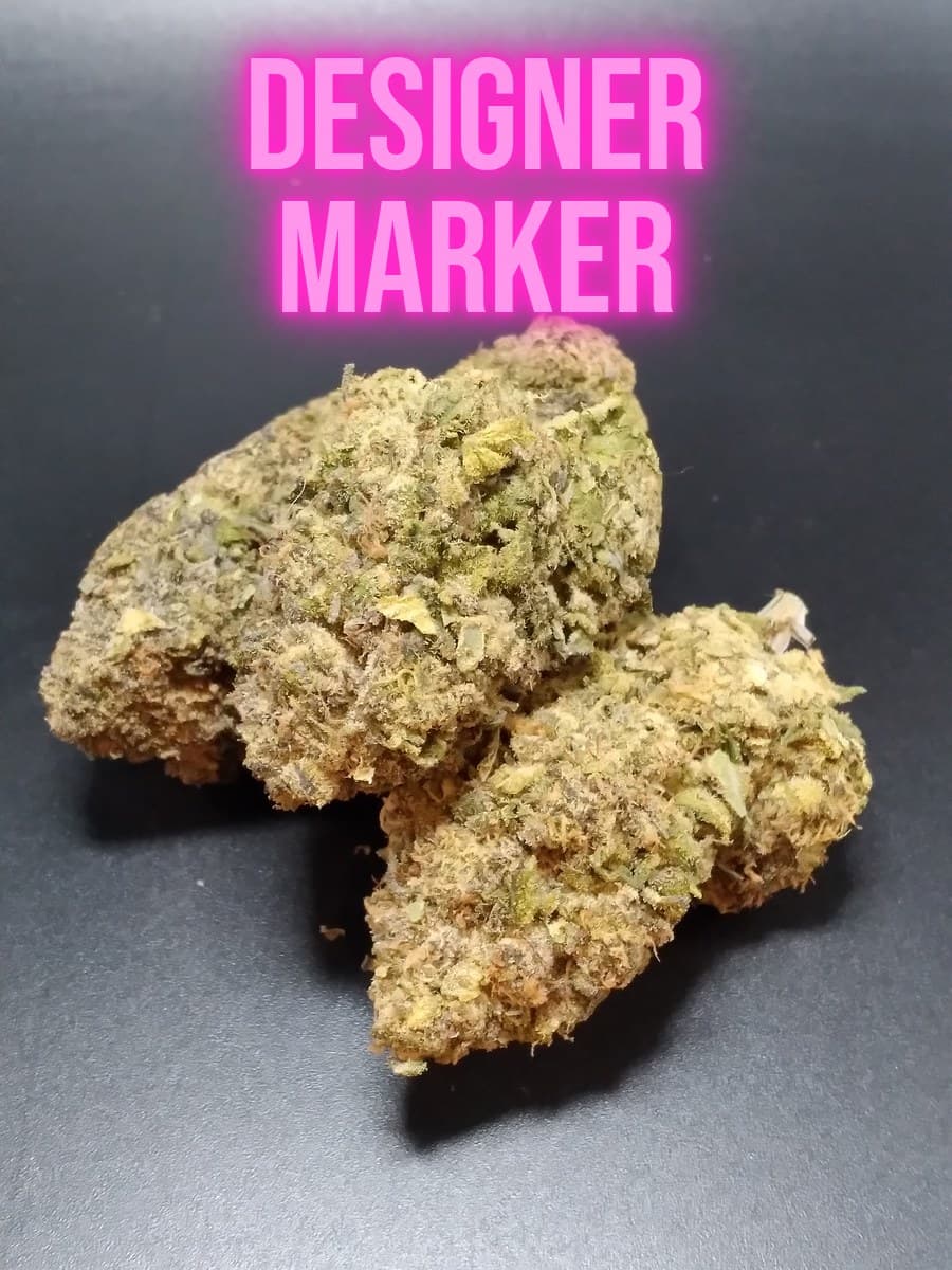 Designer Marker Indica cannabis flower